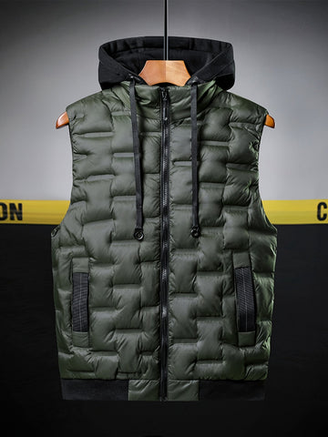 Apex Hooded Puffer Vest